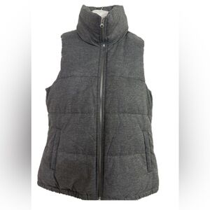 Old Navy Heather Gray Fleece Outerwear